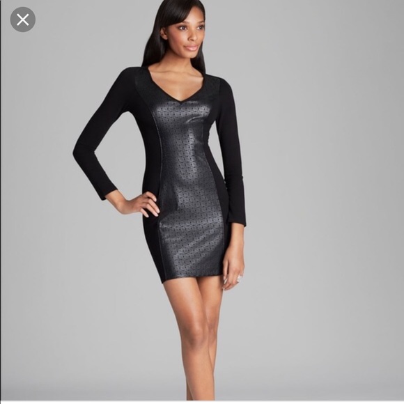 Ella Moss Black Deborah Perforated-front Night Out - Picture 2 of 5